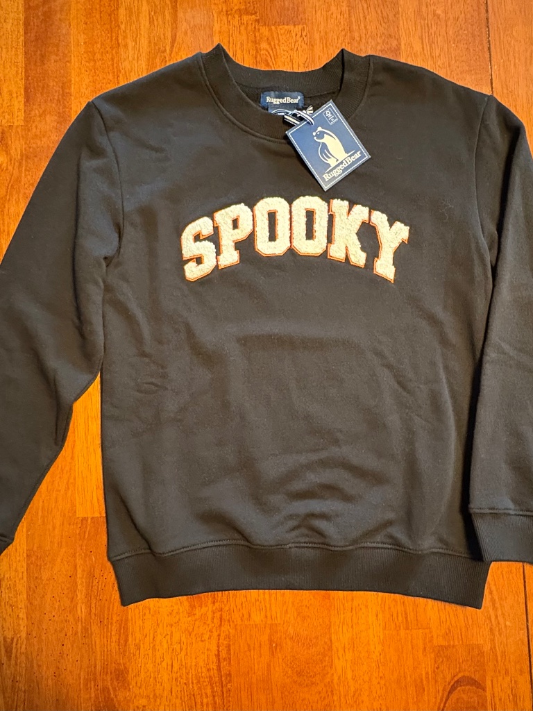 Ruggedbear Sweatshirt Kids Size 10 Black New